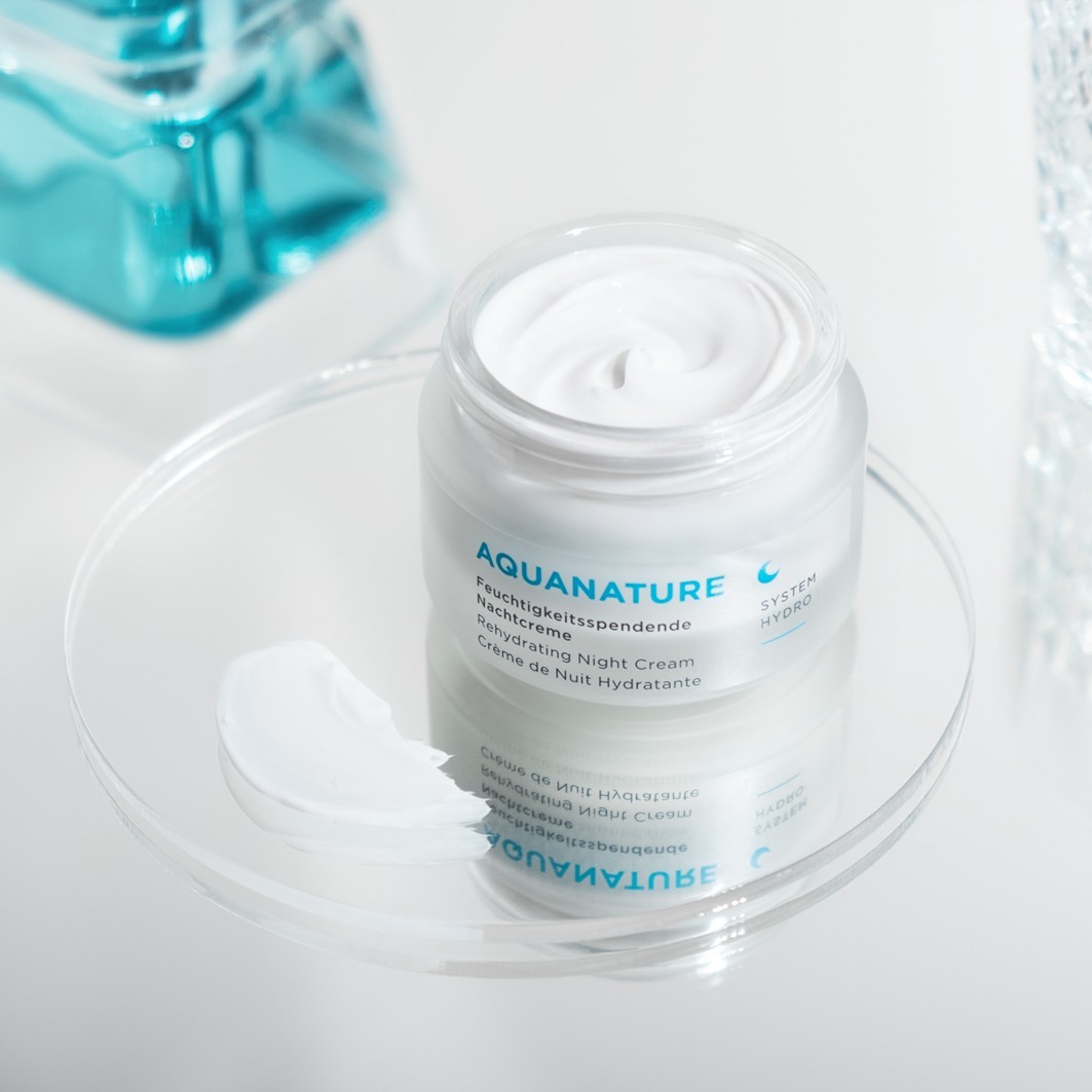 ANNEMARIE BÖRLIND Naktinis kremas AQUANATURE Drėkinamasis - 50 ml