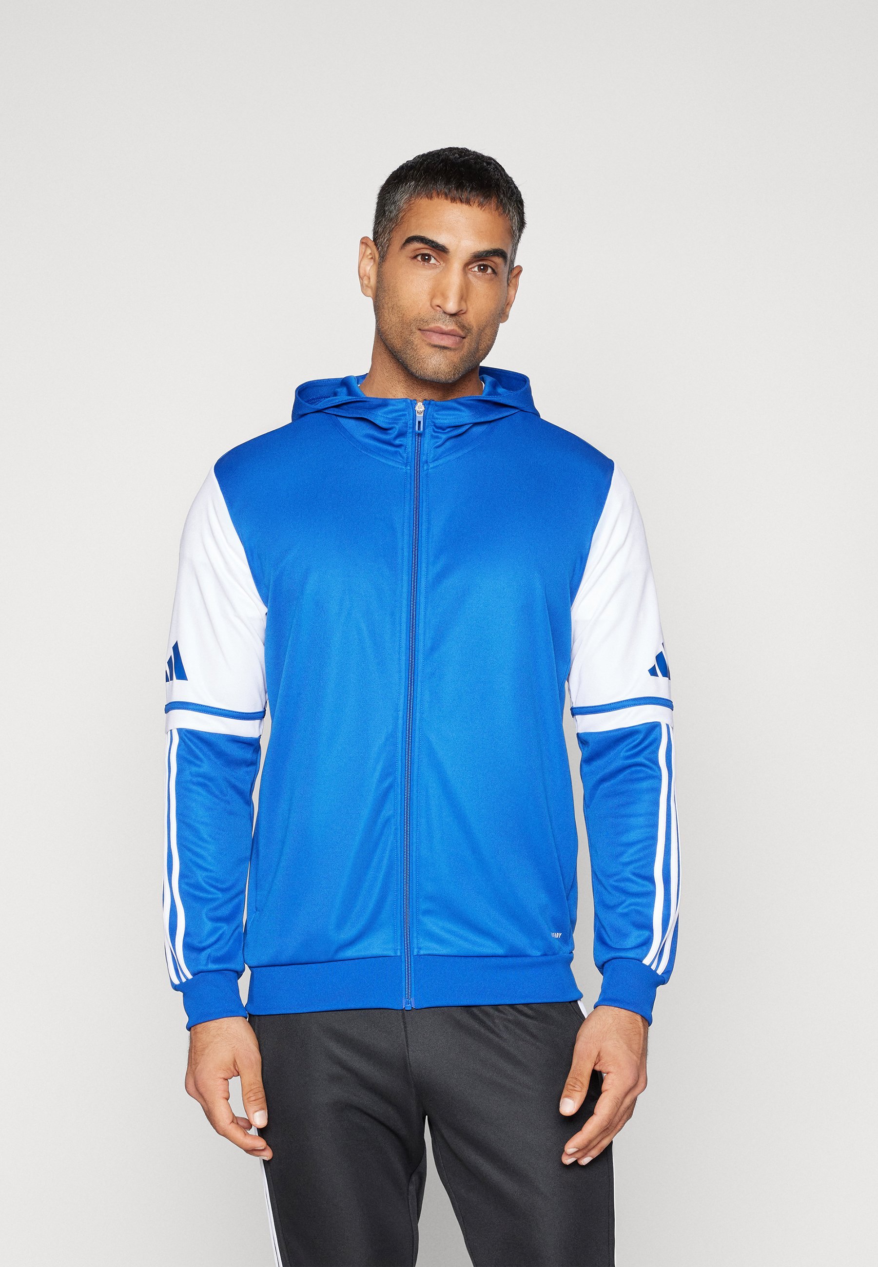 Sweat à capuche adidas Performance SQUADRA25 - Veste d'entraînement - Bleu roi/blanc