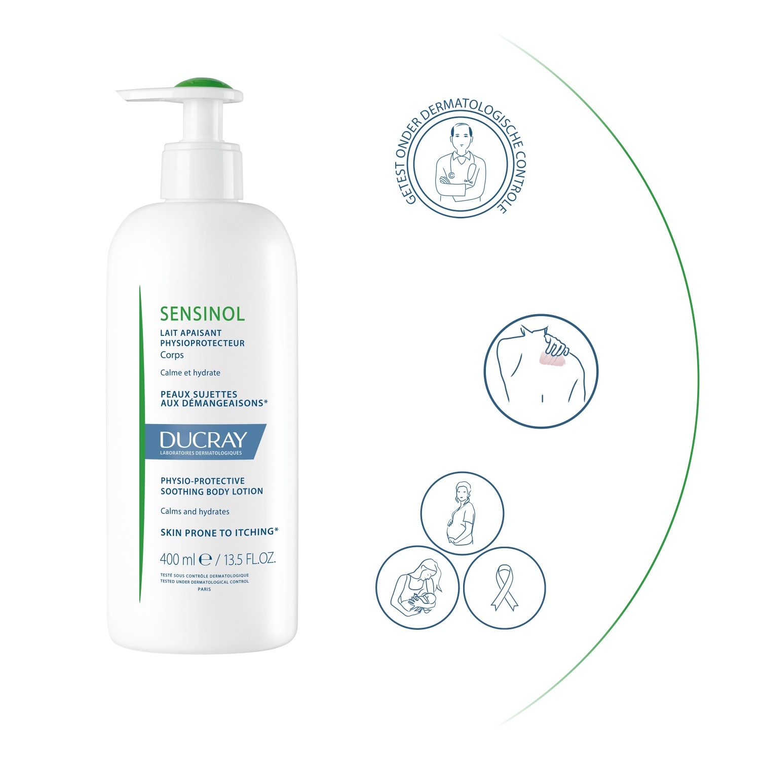 Ducray SENSINOL fizio-zaščitni pomirjujoči losjon za telo - 200 ml