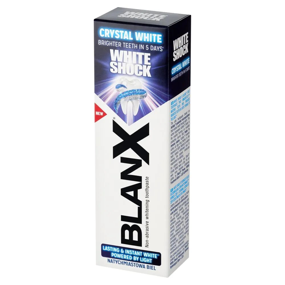 BlanX White Shock Pasta do zębów, Natychmiastowa Biel
