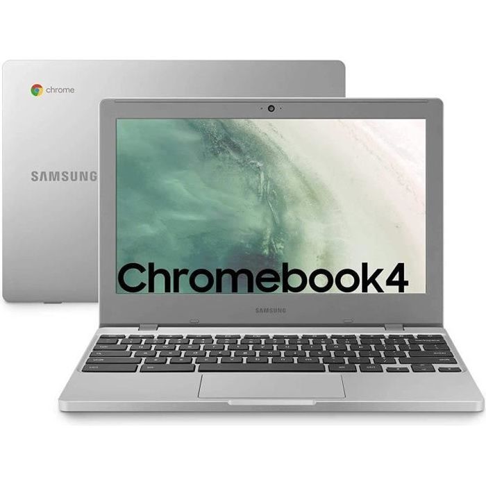 Portatile - Samsung - Chromebook 4 - 64 GB - 4 GB di RAM - Titanio Platino