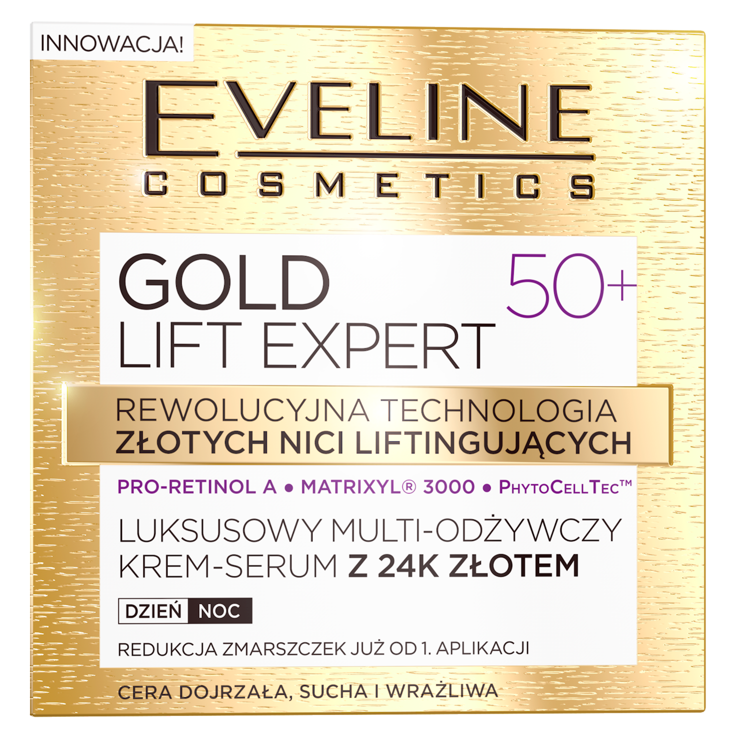 Eveline Gold Lift Expert Tages- und Nachtcreme-Serum 50 ml