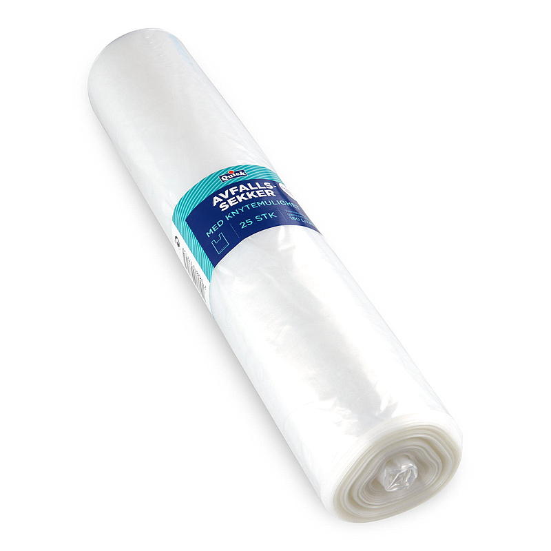 Sacs poubelle Quick Waste, paquet de 25, 160 l d'épaisseur