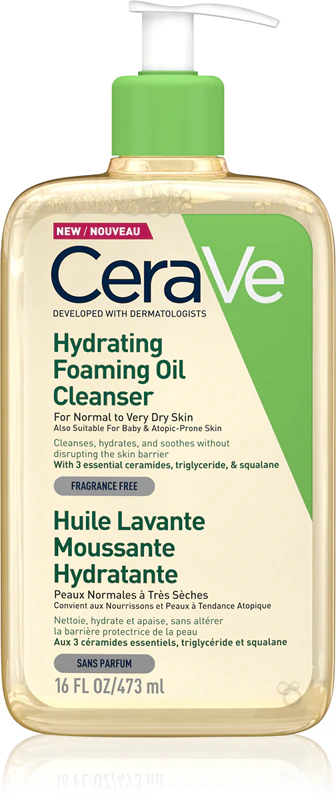CeraVe Cleansers Hydratačný penivý olejový čistiaci prostriedok
