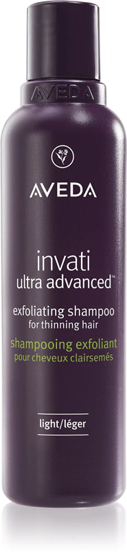 Shampoo Esfoliante Aveda Invati Ultra Advanced™: Shampoo de limpeza suave com efeito esfoliante.