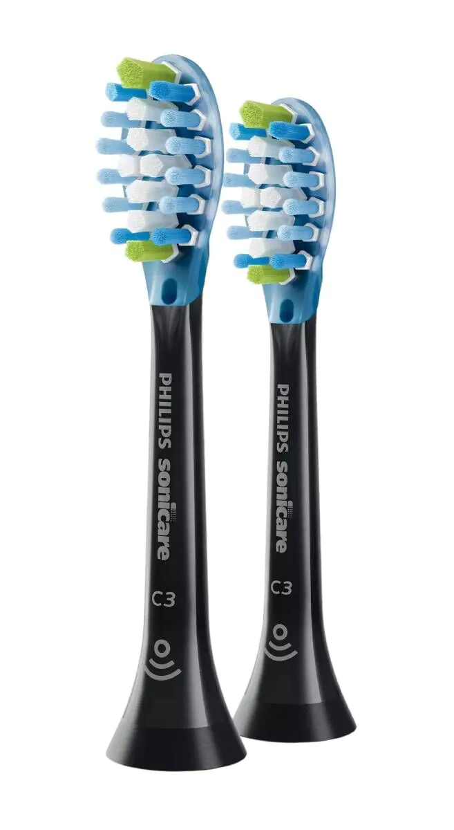 Philips Sonicare C3 Premium Plaque Defense HX9042/33 Końcówki czarne, 2 szt.