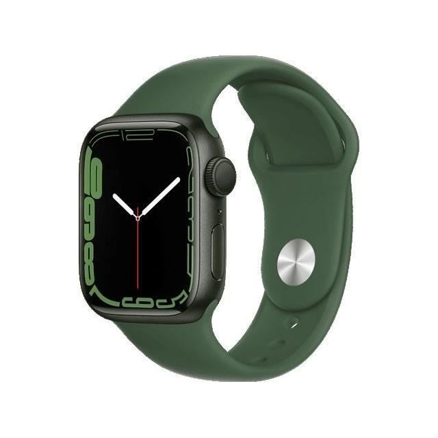 Apple Watch Series 7 GPS 45 - Alumínio Verde - Pulseira Esportiva Verde - Recondicionado - Excelente estado
