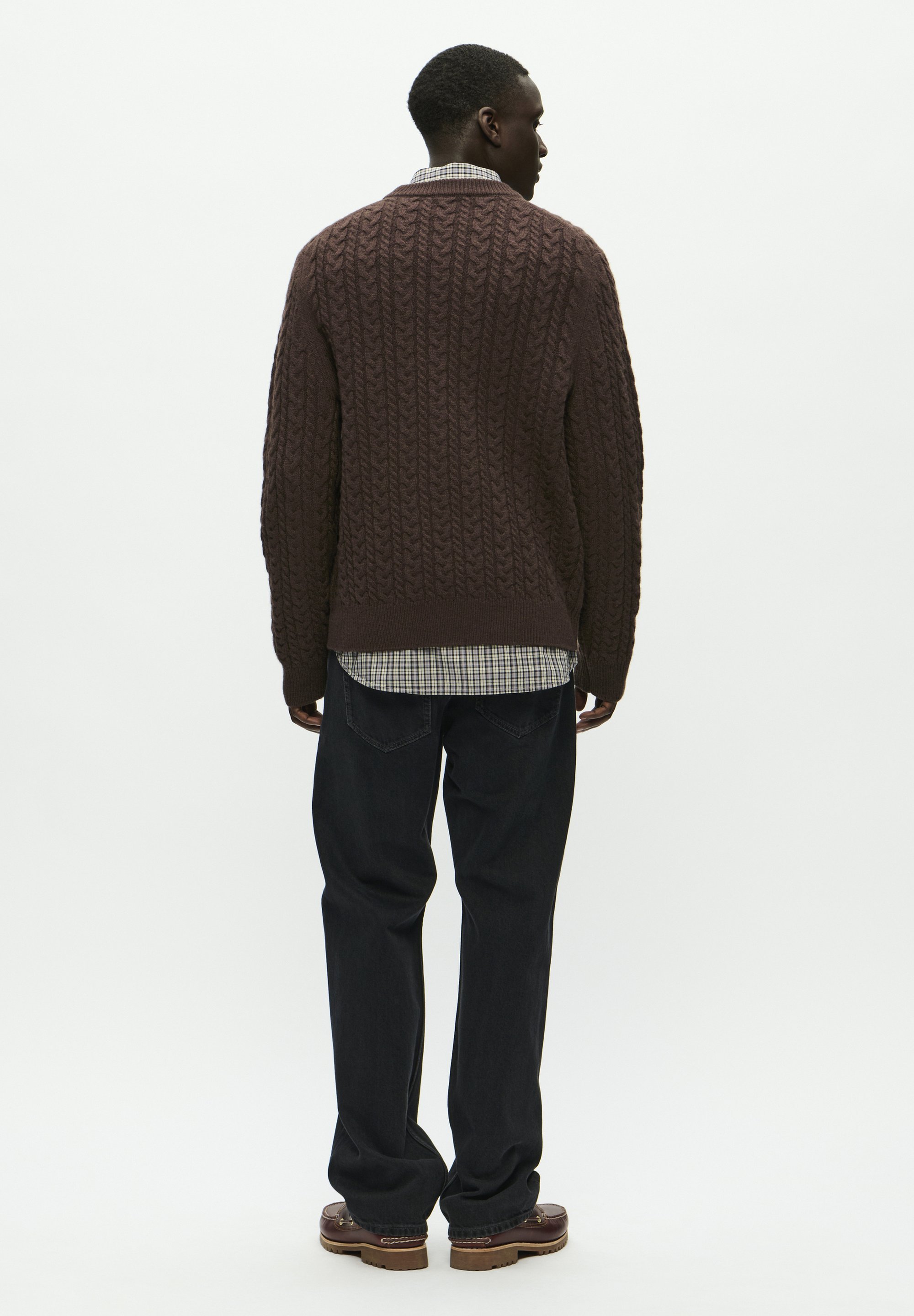 WOOD WOOD CREW NECK - Jumper - delicioso