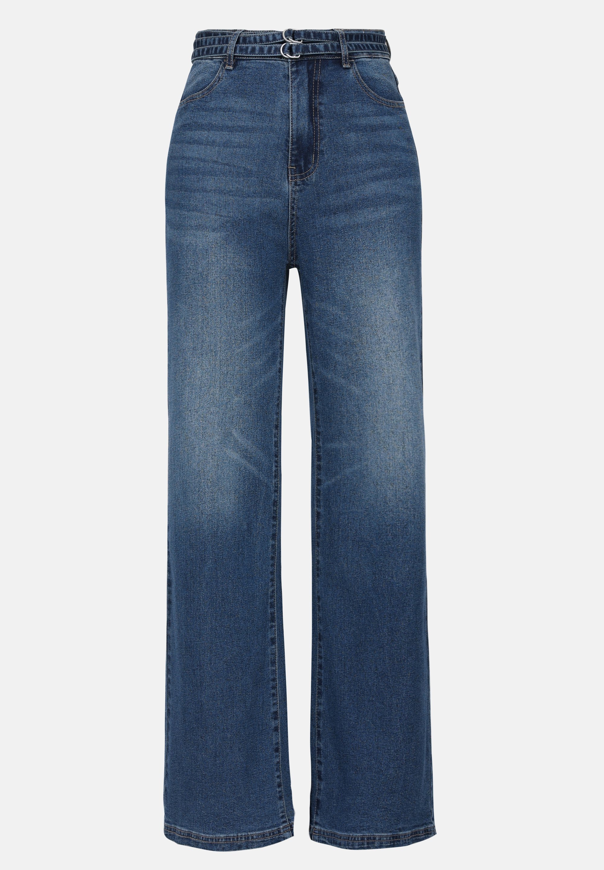 Even&Odd Tall Flared Jeans - middenblauwe wassing