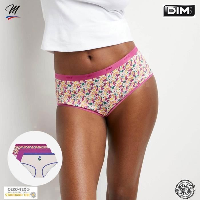 Paquete de 3 calzoncillos bóxer elásticos de algodón con diseño original 'Les Pockets de Dim' - DIM/2/D4C20/ARP/VIVA/03