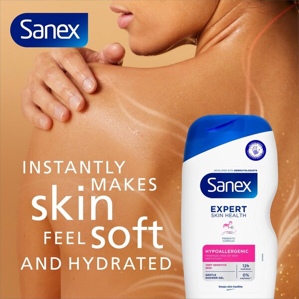 Sanex Expert Skin Health Gel Doccia Ipoallergenico<br>400ml - Pelle sensibile