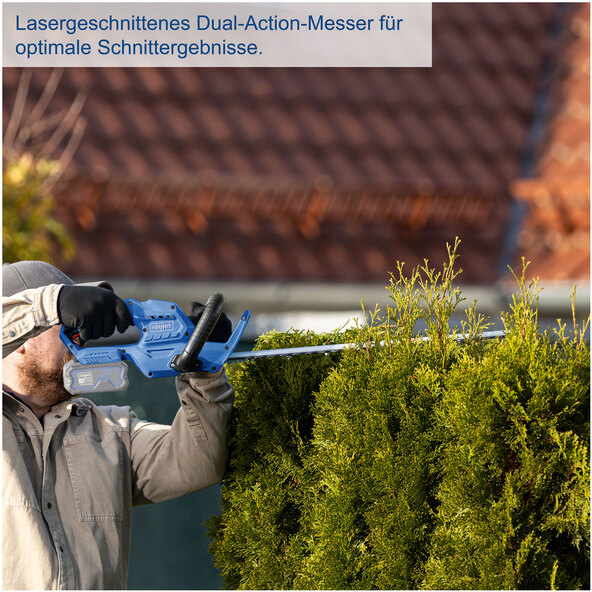 Akku-Heckenschere C-HT570-X Skin inkl. Akku und Ladegerät
