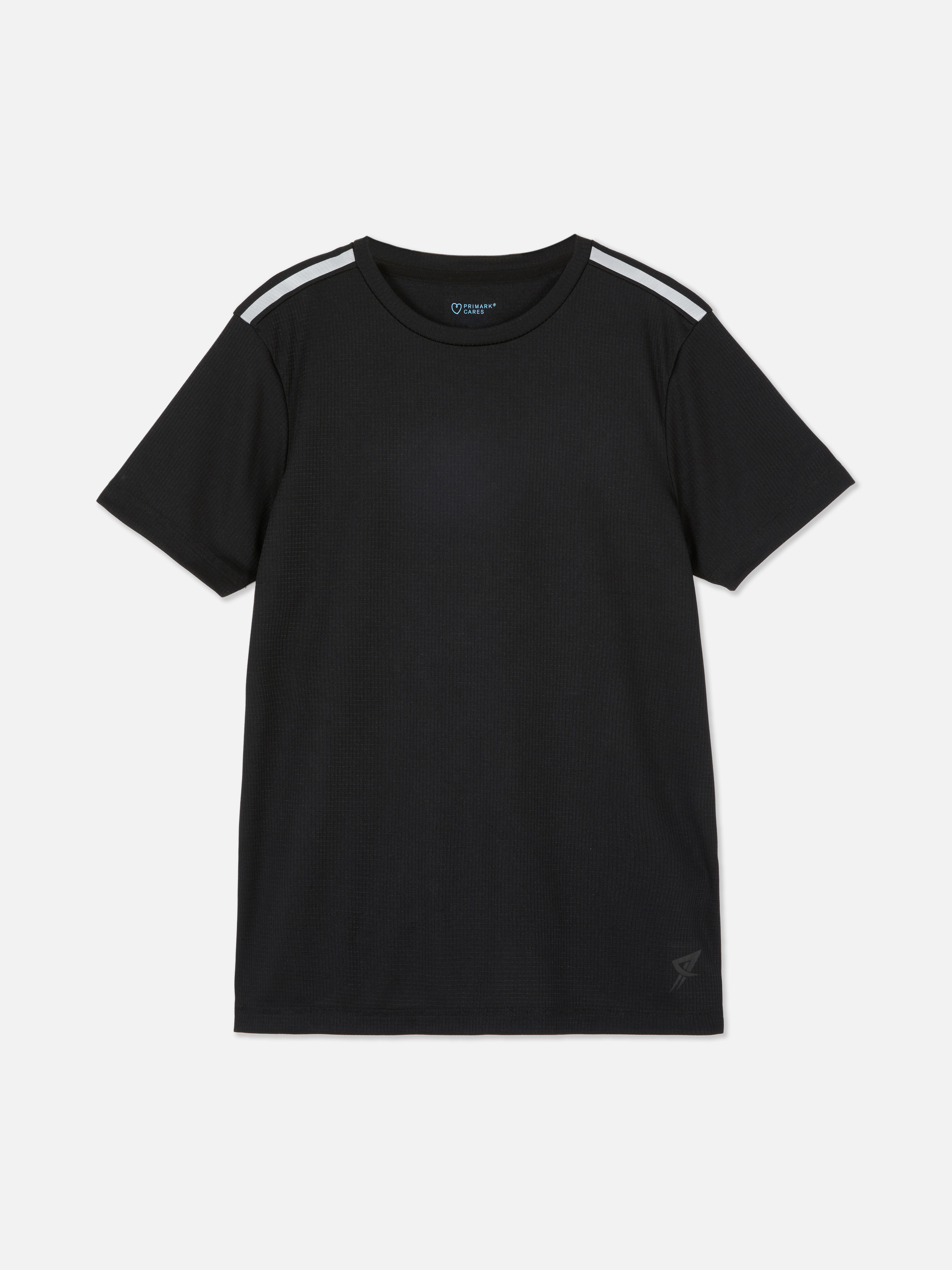 Core Performance T-Shirt Ein sportliches, fein gestricktes T-Shirt mit kontrastierenden Schulterstreifen