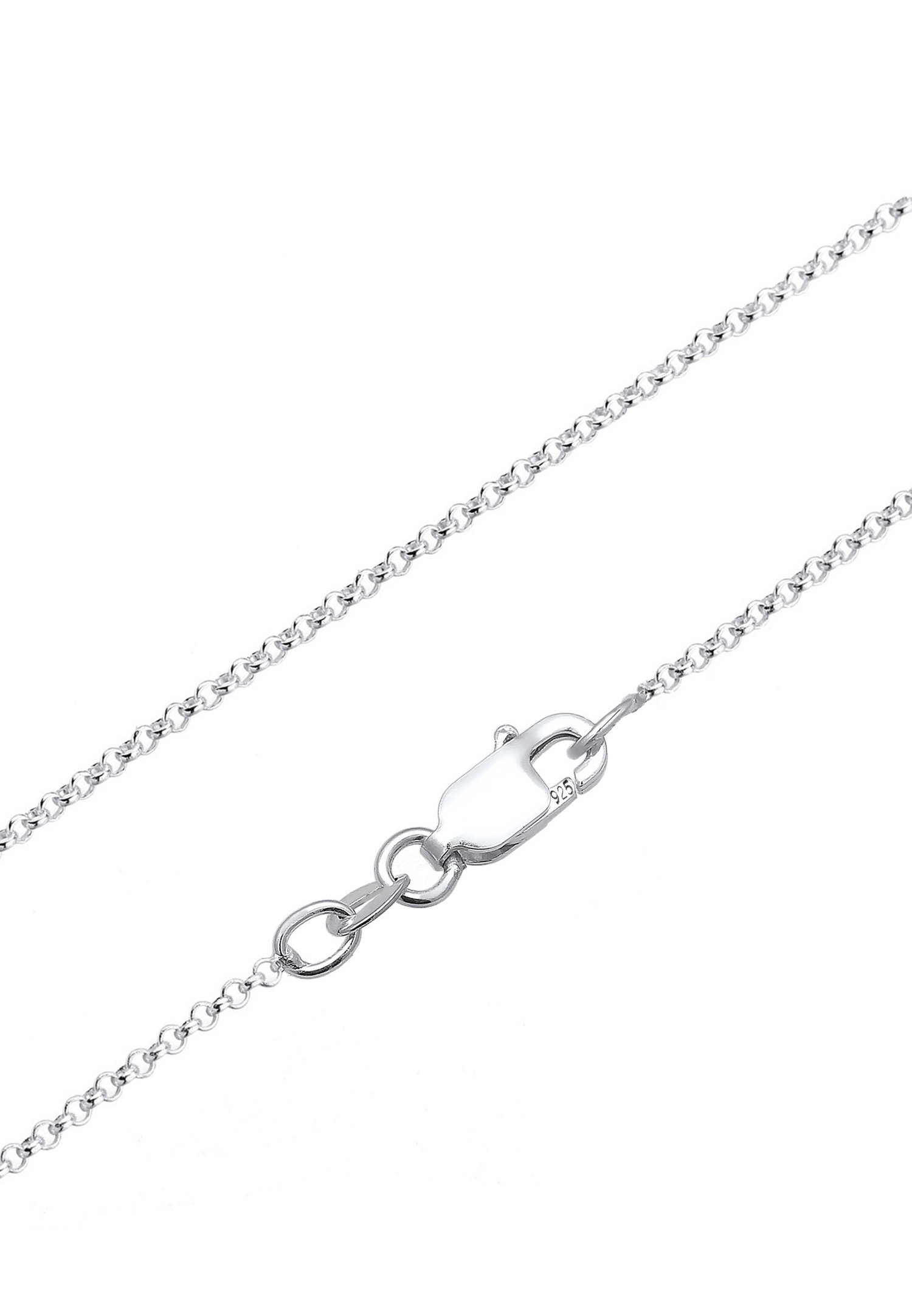 Elli DIAMONDS Pendentif coeur dame amour avec diamant (0,04 ct.) en argent sterling 925