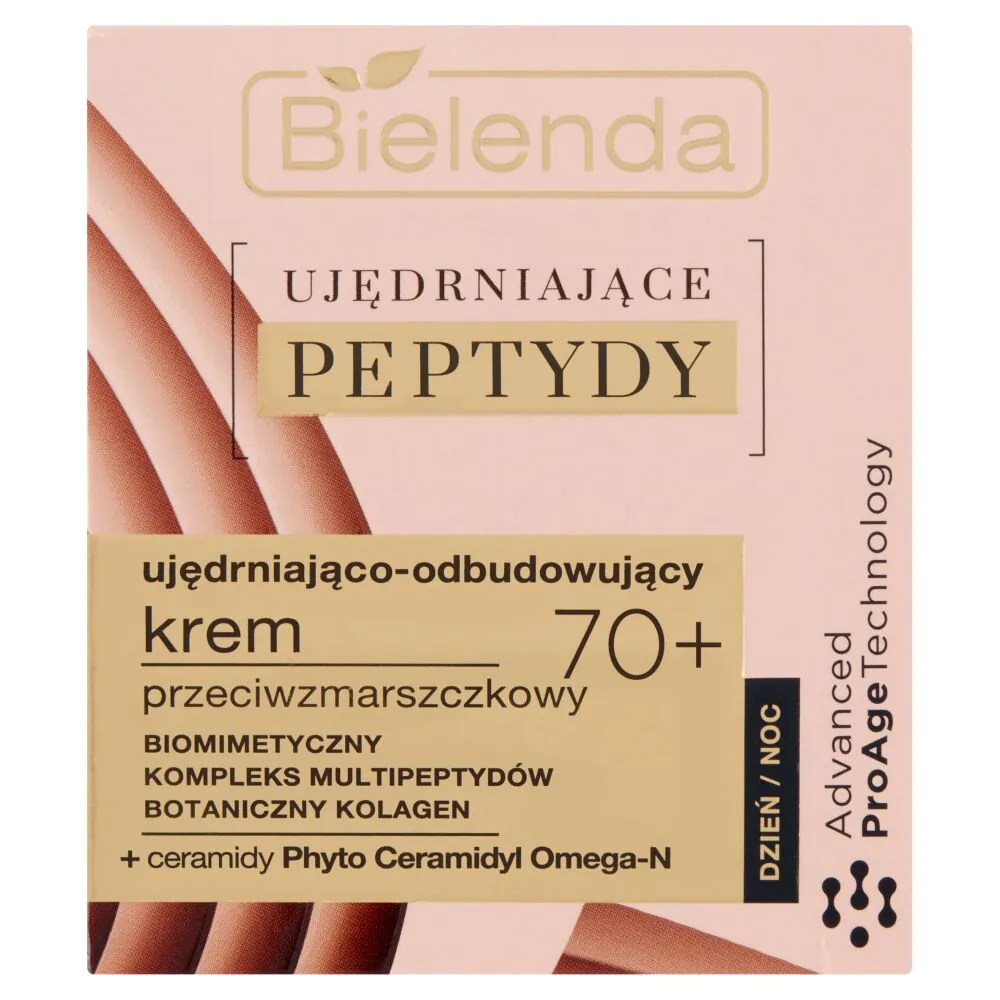 Bielenda Ujędrniające Peptydy Ujędrniająco-odbudowujący krem przeciwzmarszczkowy 70+ dzień/noc