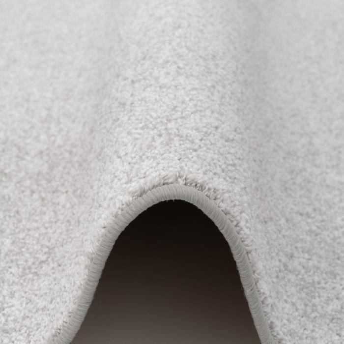 Tapis long couloir - SNAPSTYLE - Cottage - Gris argenté - 100x300 cm - Moderne