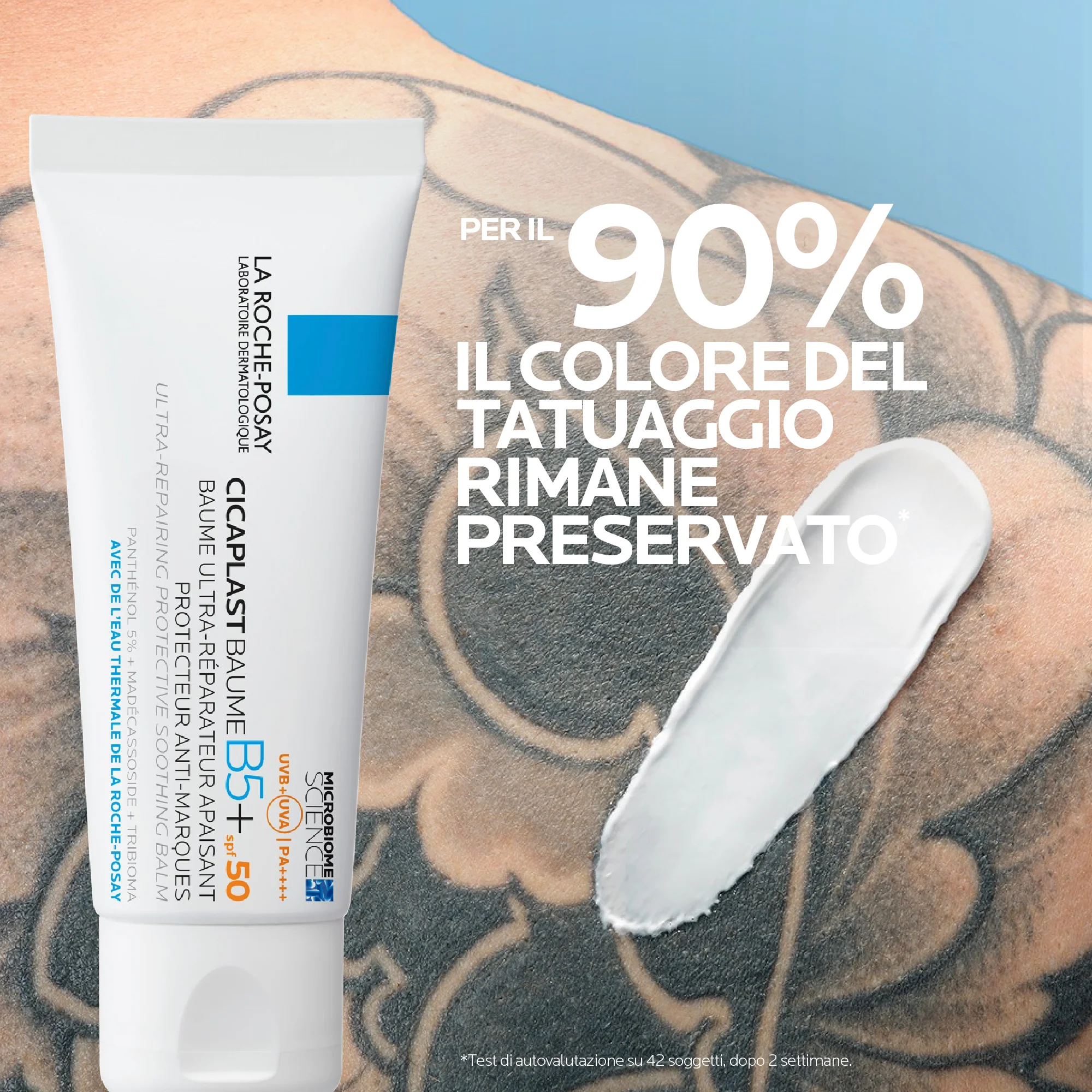 Cicaplast Cicaplast Baume B5+ SPF50 - Crema viso giorno lenitiva, Trattamenti Protettivi, Crema Corpo
