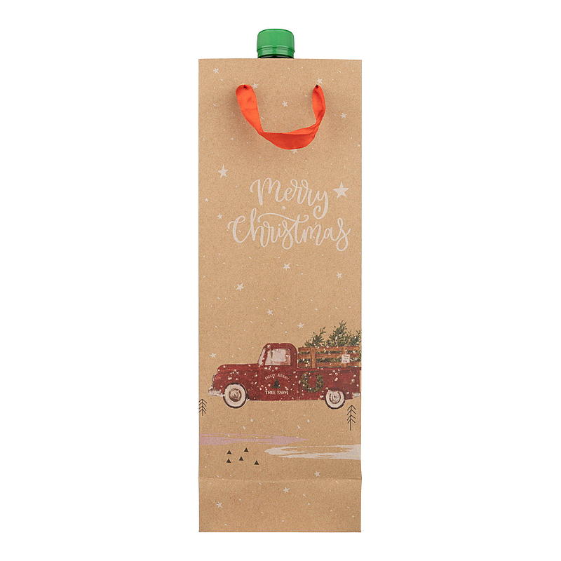 Hem Flaskpåse 36x12,5x8 cm Kraft