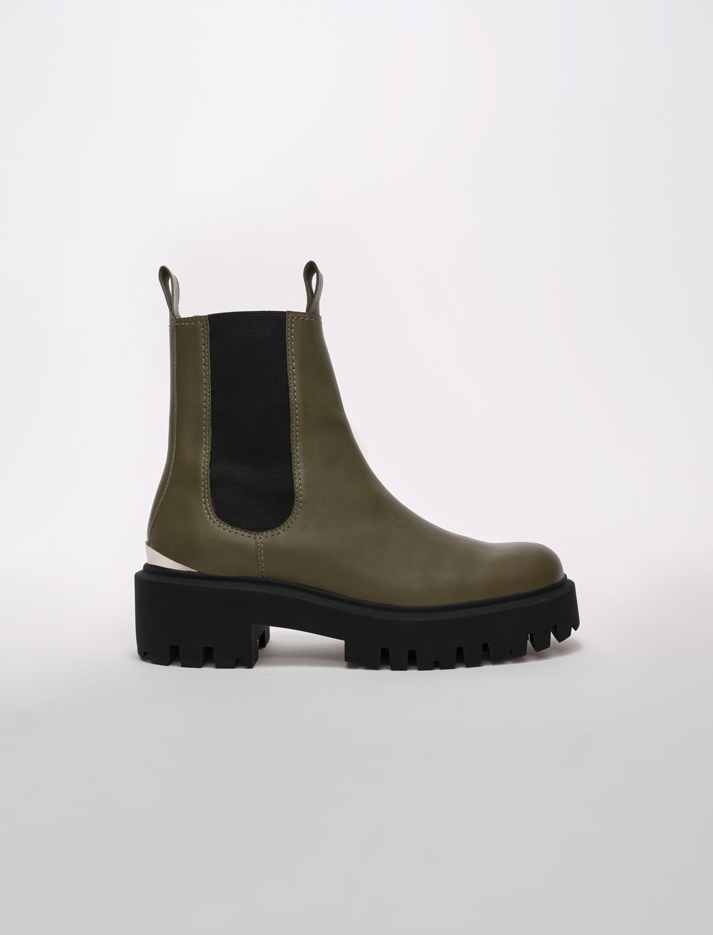 Platform Chelsea -saappaat - Khaki