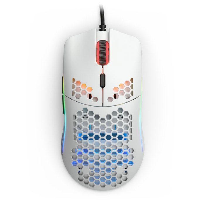 Souris de jeu Glorious PC Gaming Race Model O - Noir - Capteur de jeu Pixart 3360 - Rétro-éclairage LED RGB