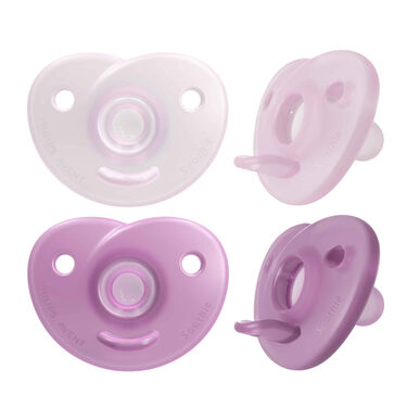 Philips Avent Soothie-tutit tytöille 0–6 kuukautta 2 kpl 2 kpl