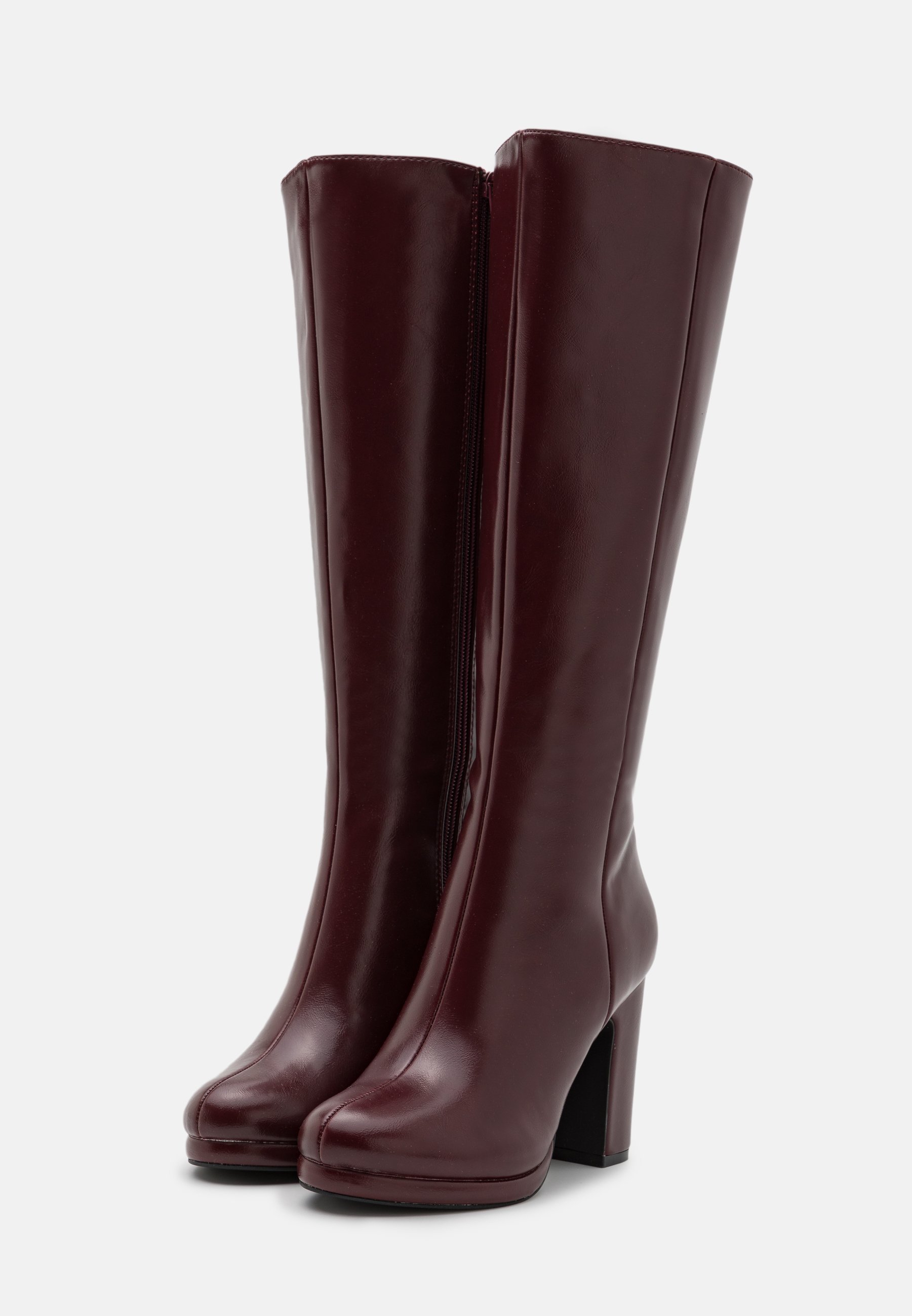 Botas de salto alto Anna Field - vermelhas