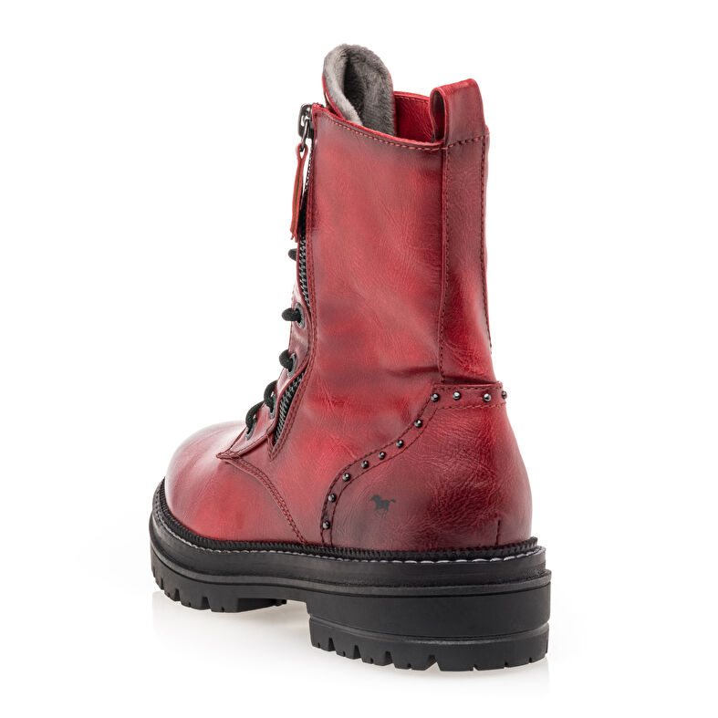 Rote Damenstiefel / Stiefeletten