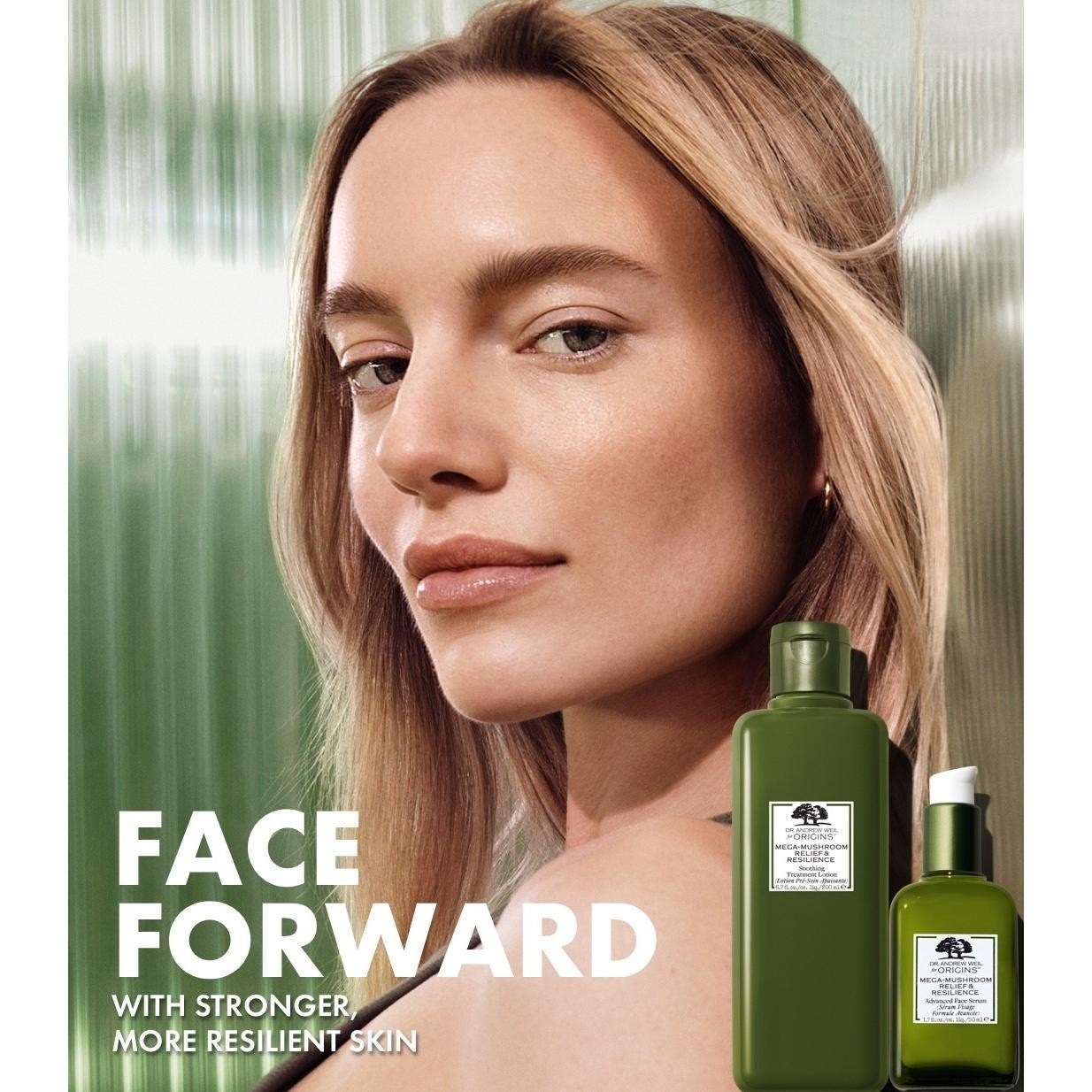 Vlažilni serum Origins Dr. Andrew Weil za obraz Origins™ Mega-Fungus za večjo odpornost in sijoč videz – 50 ml