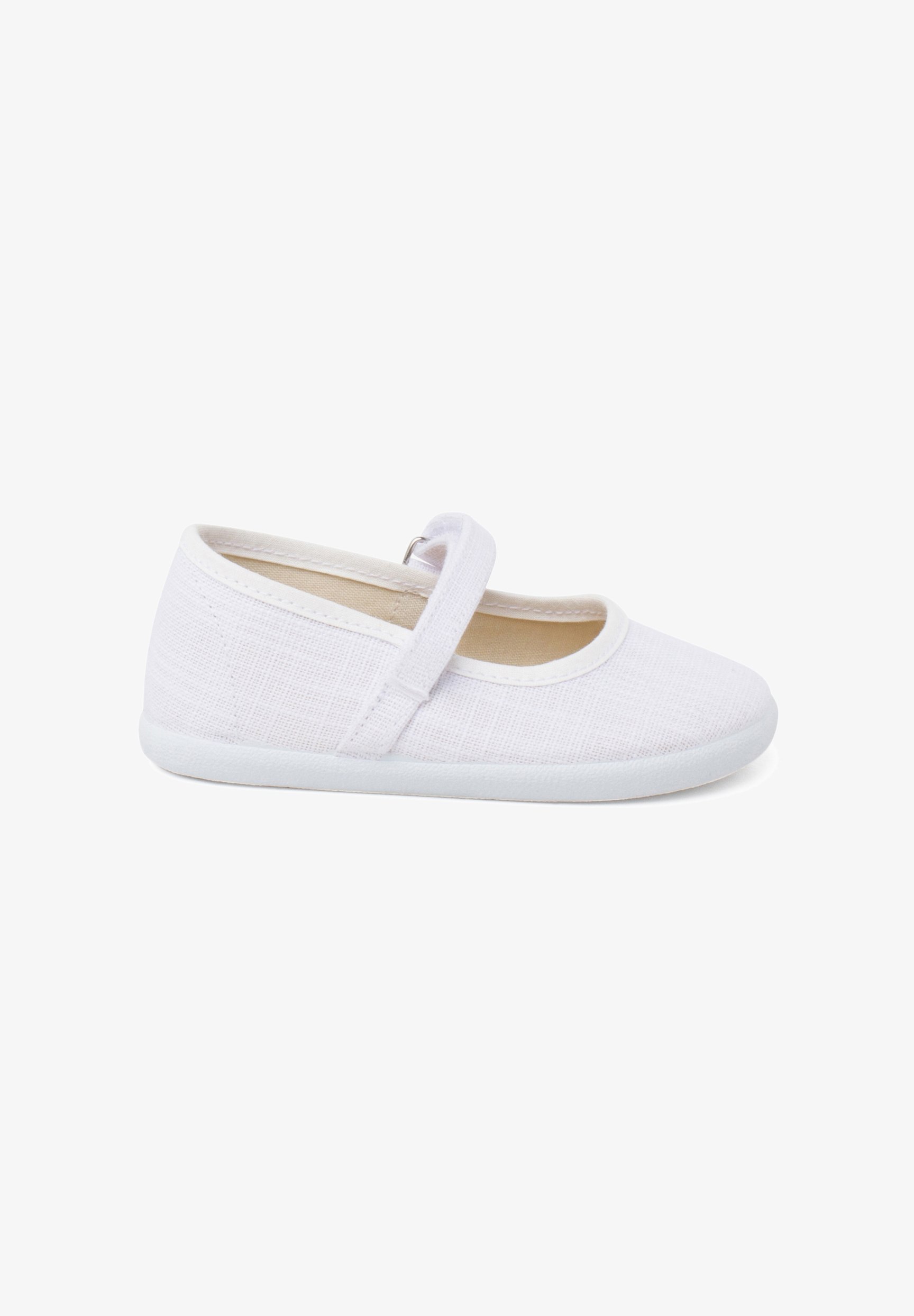 Pisamonas Leichte Mary Janes mit Klettverschluss – Babyschuhe – weiß