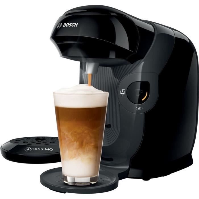 Multi-beverage coffee machine - BOSCH - TASSIMO T11 Style - TAS1102 - 40 drinks - 0.7 L - 1400 W - Black