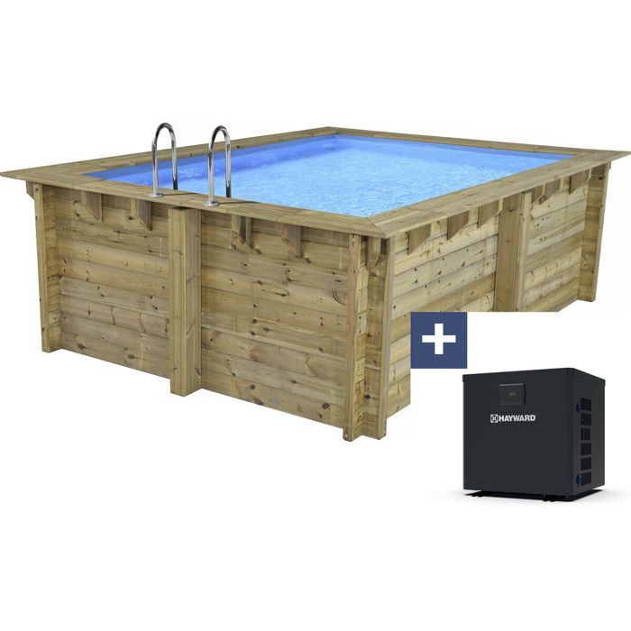 Piscine bois rectangle 