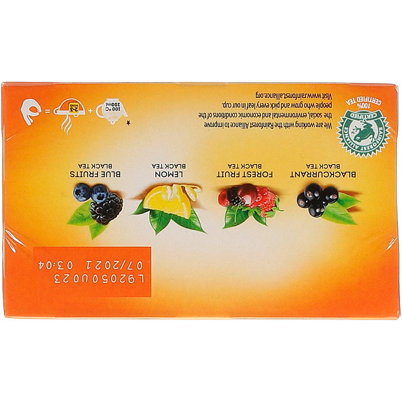 Lipton Sun tekollektion 40 tebreve, Lipton