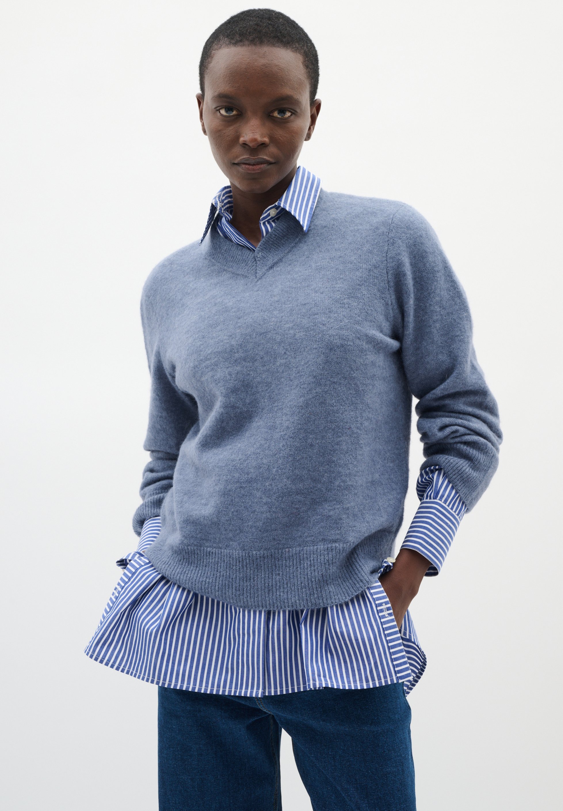 InWear GUNI V-Ausschnitt - Pullover - wilder Wind