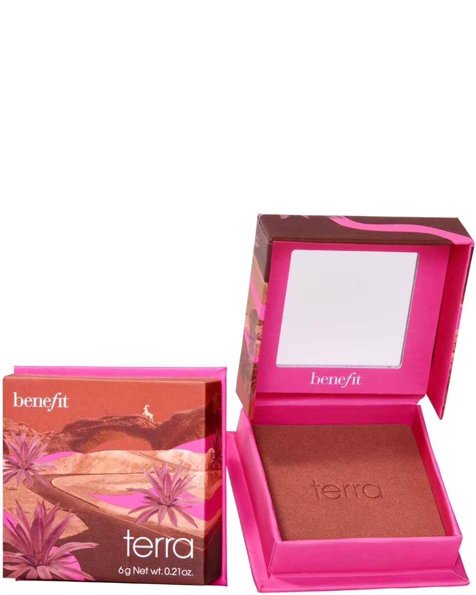 BENEFIT COSMETICS ΚΟΥΤΙ ΜΕ ΠΟΥΔΡΕΣ TERRA WANDERFUL WORLD ΠΟΥΔΡΑ ΓΙΑ ΡΟΥΖ