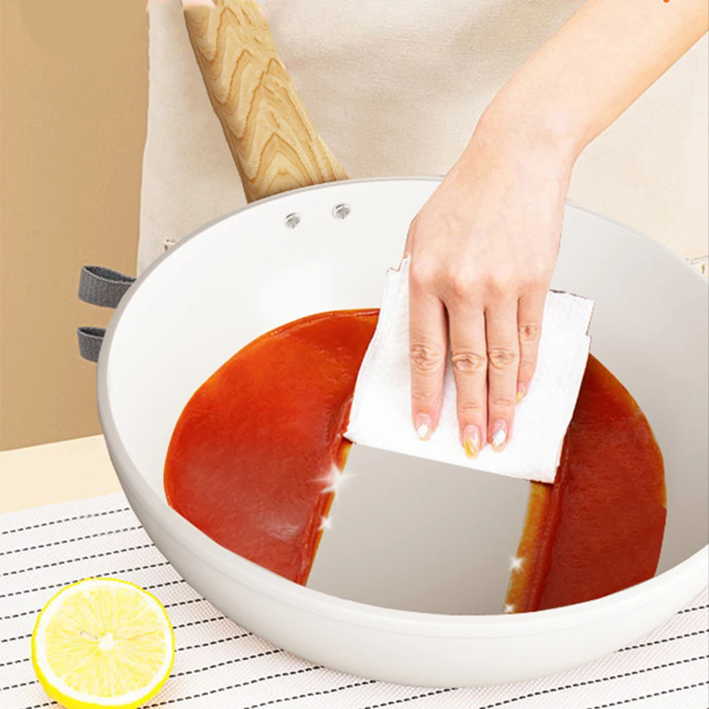 Poêle wok antiadhésive en céramique de 30 cm, idéale pour la cuisson des steaks, des crêpes et autres aliments. Compatible avec les plaques à induction et à gaz.