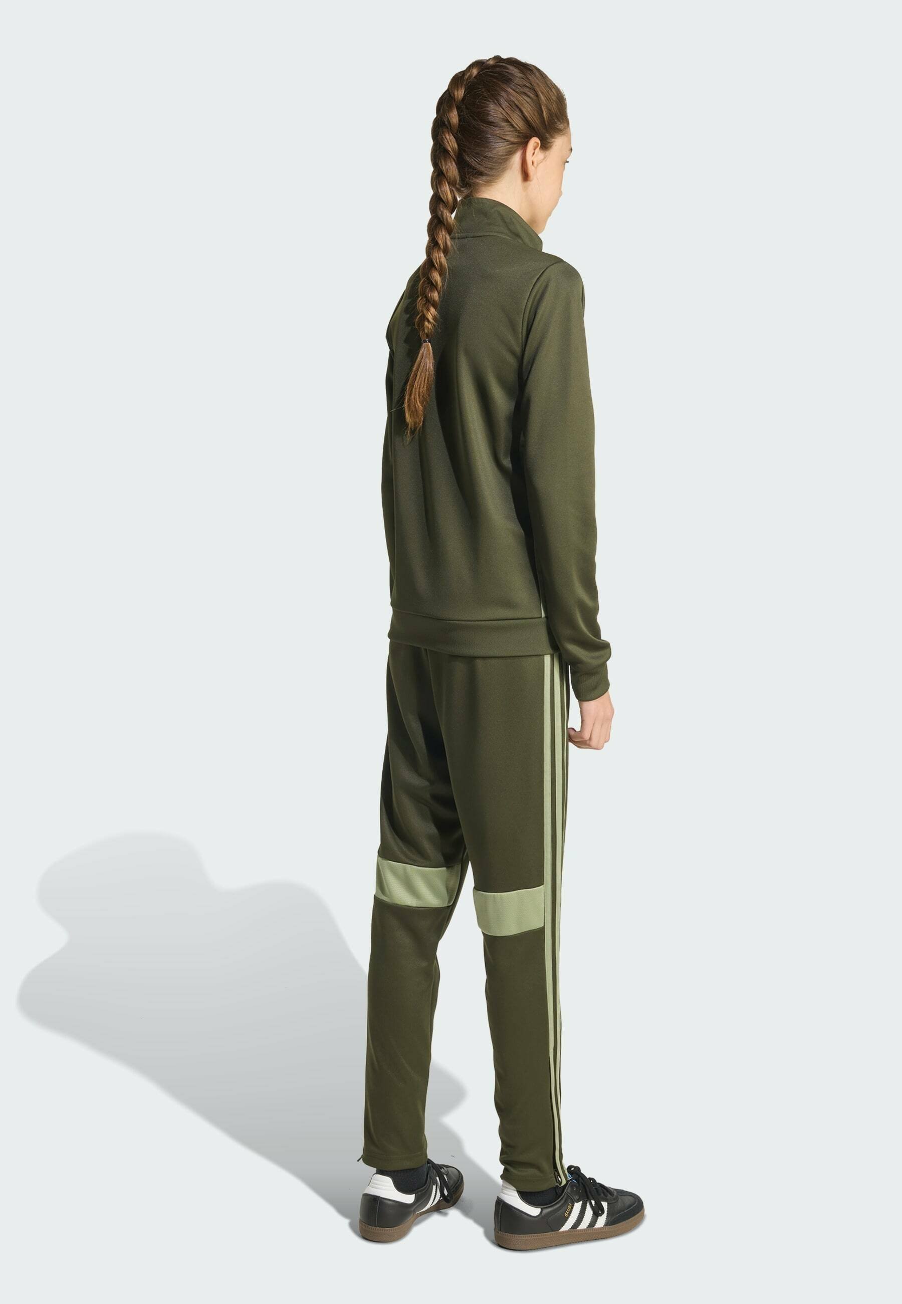 adidas Performance TIRO25 ESSENTIALS SET - Trainingspak - nacht cargo tent groen impact oranje