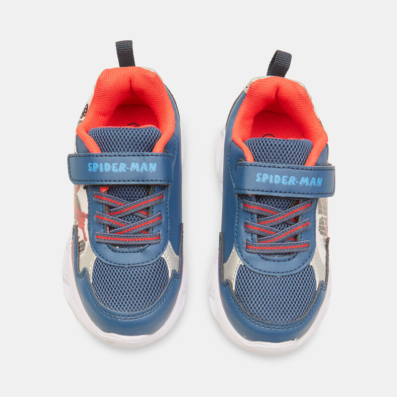 Spiderman barnsneakers med ljus
