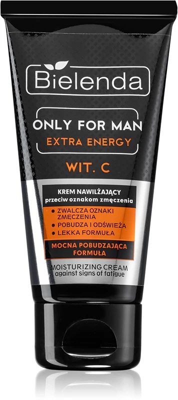 Bielenda Only for Men Extra Energy intenzivno vlažilna krema za utrujeno kožo