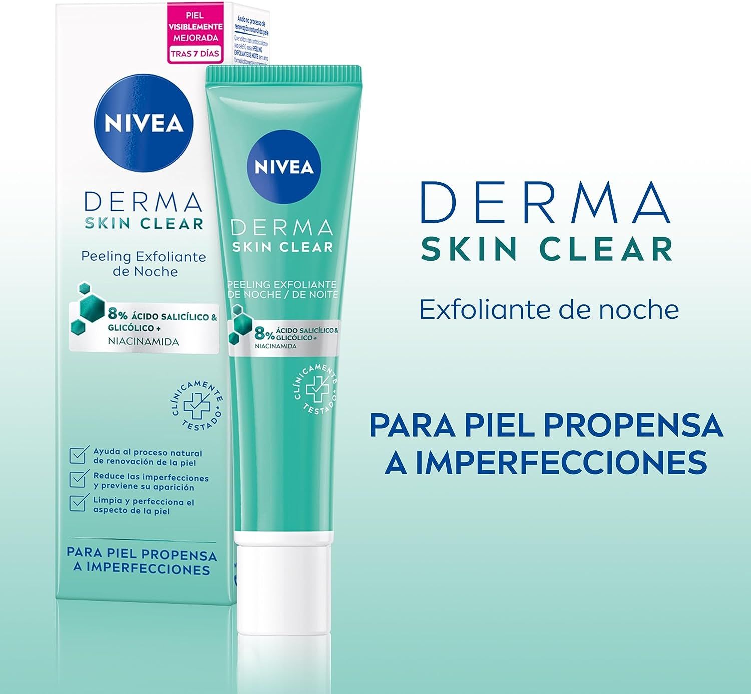 „Derma Skin Clear“ naktinis veido šveitiklis Veido valymas