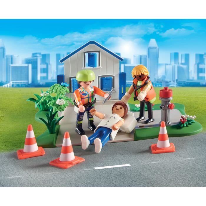PLAYMOBIL - My Figures: Rescuers - Multicolored - 120 pieces - Ages 5+