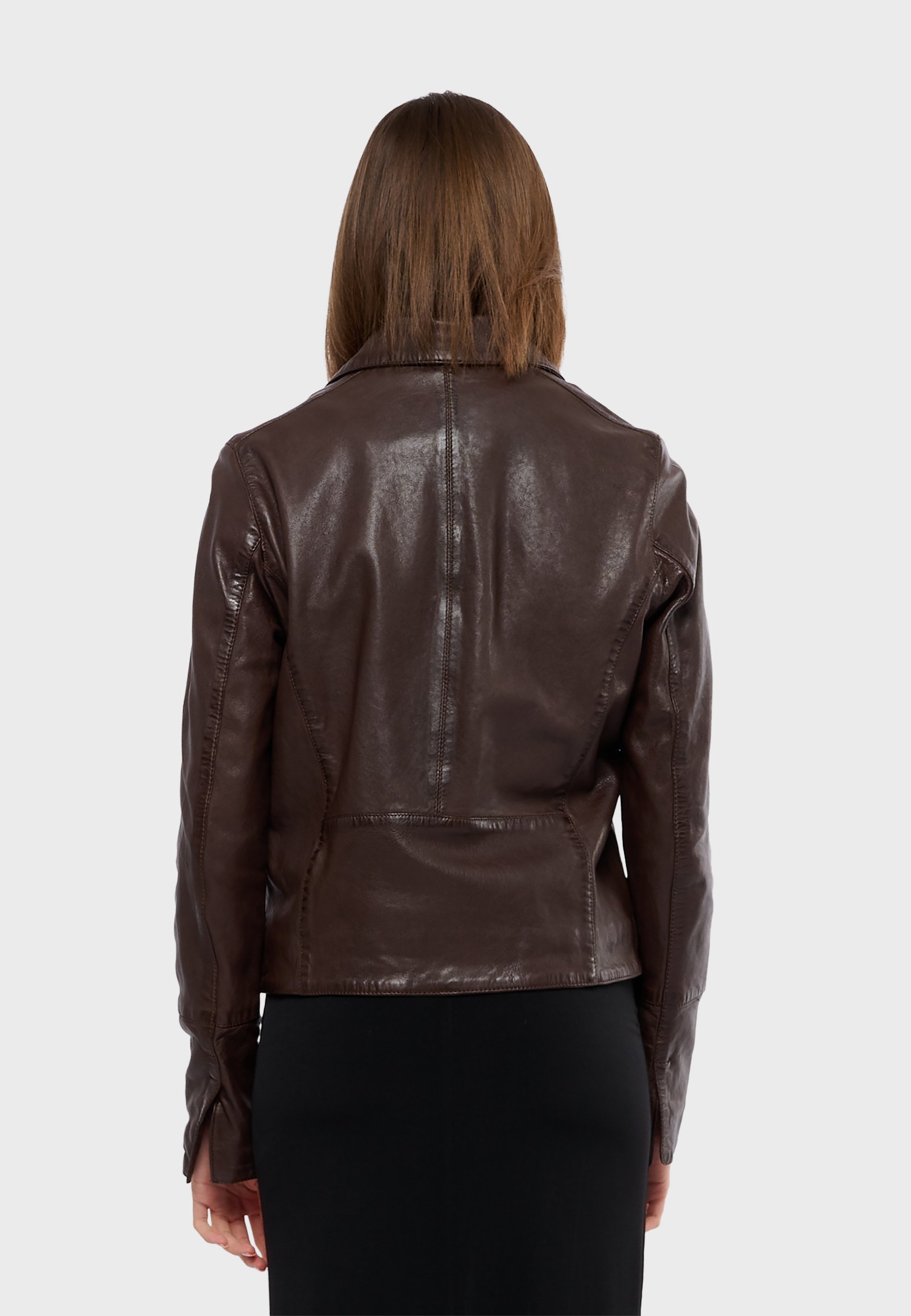 Oakwood LEXIA - Leren jas - chocolade