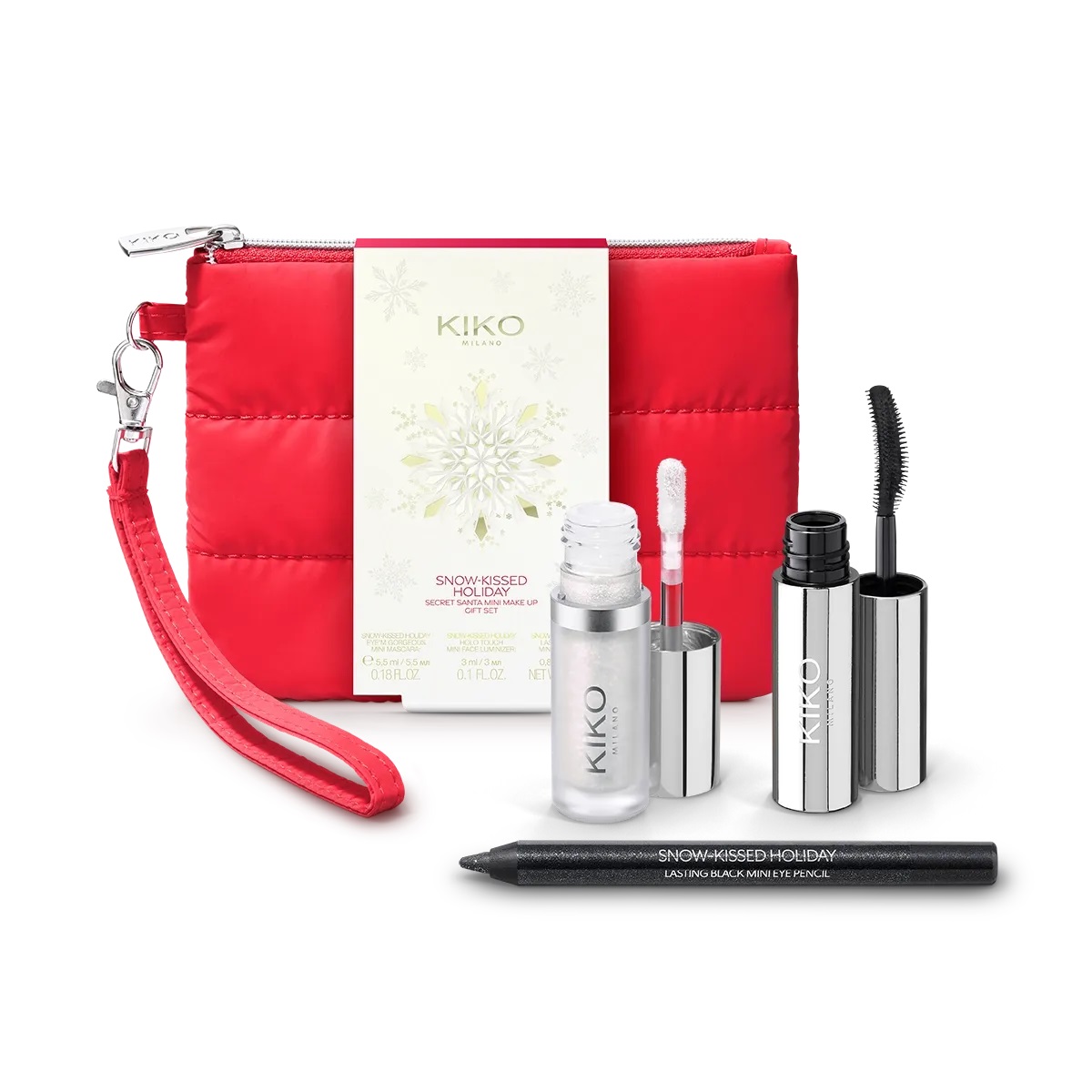 Kiko Milano Snow-Kissed Holiday Secret Santa Mini Make Up ajándékszett