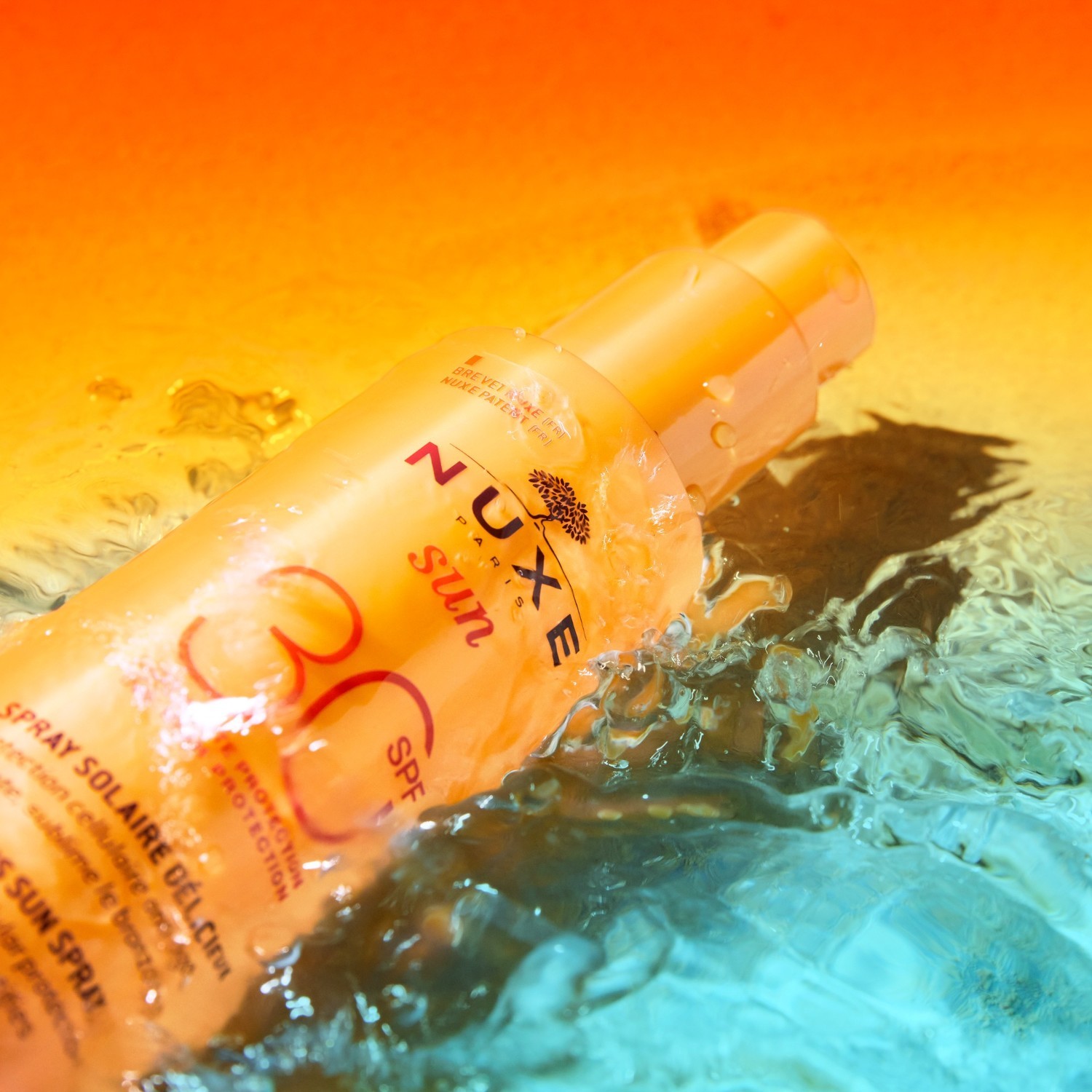 NUXE Sun Delicious saules aizsargsprejs ar augstu saules aizsardzības faktoru 30 sejai un ķermenim – 150 ml