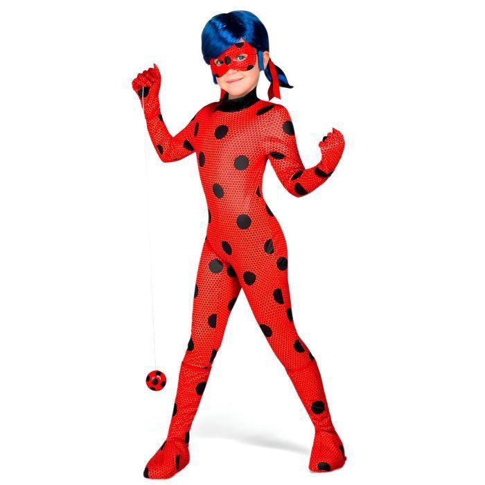 Costume completo di Ladybug Miraculous per bambini con accessori
