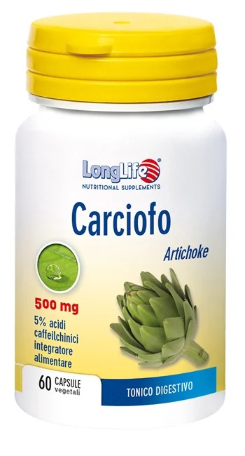 Long Life Artisjok Voedingssupplement 60 Capsules voor een goede spijsvertering