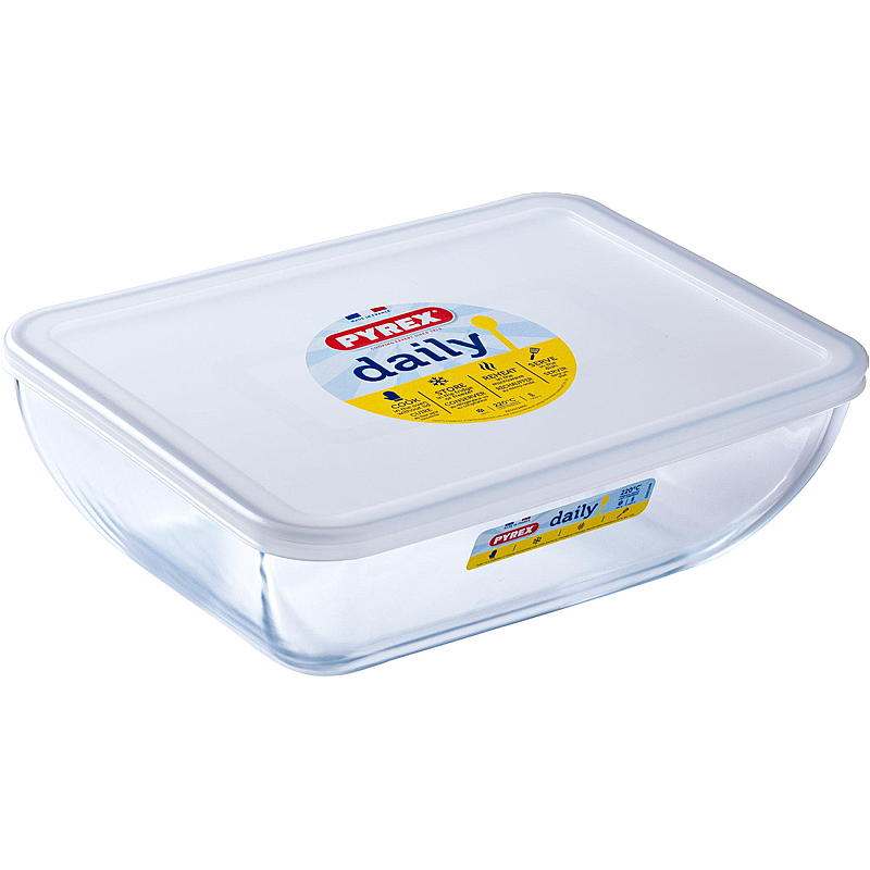 Pyrex Feuerfeste Form 3,3 lm/Deckel Pyrex
