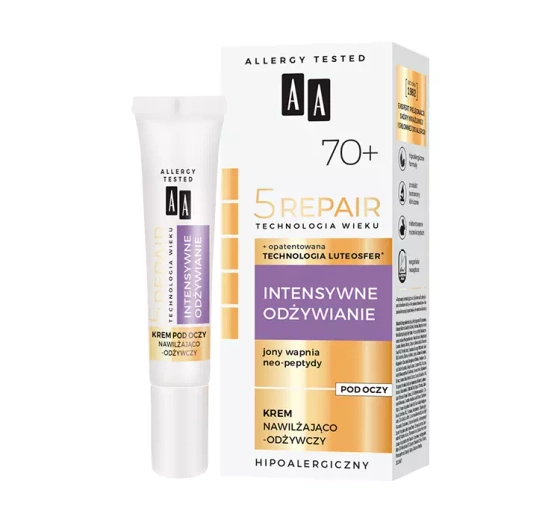 AA 5 Repair Intensywne Odżywianie 70  nawilżająco-odżywczy krem pod oczy 15 ml