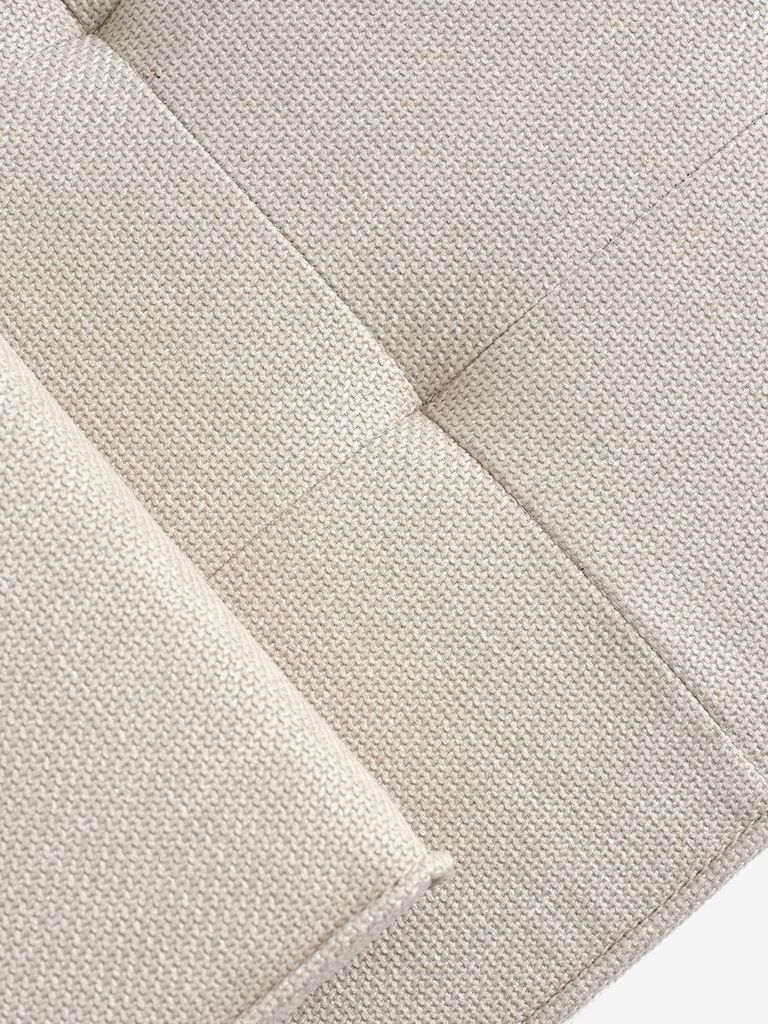 VARMARK VARMARK kauč na razvlačenje 190x76 s jastucima, bež tkanina/boja hrasta