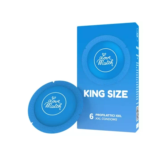 LOVE MATCH KING SIZE PREZERWATYWY 6 SZTUK