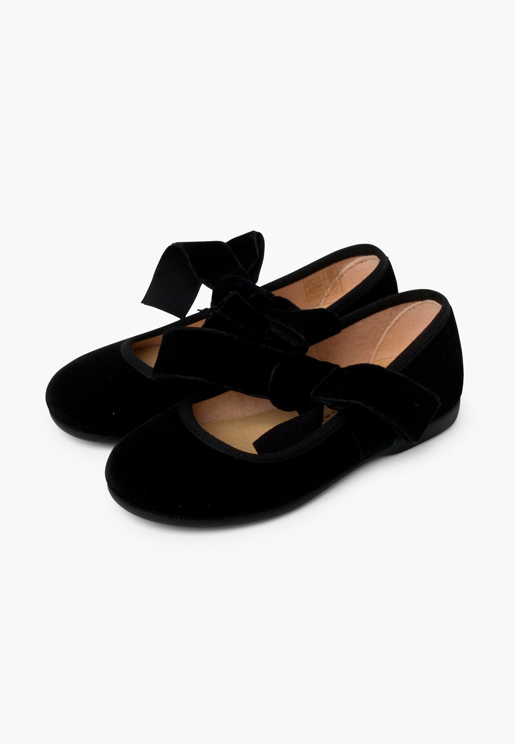 Pisamonas MERCEDITAS - Ballerinas mit Knöchelriemen - schwarz